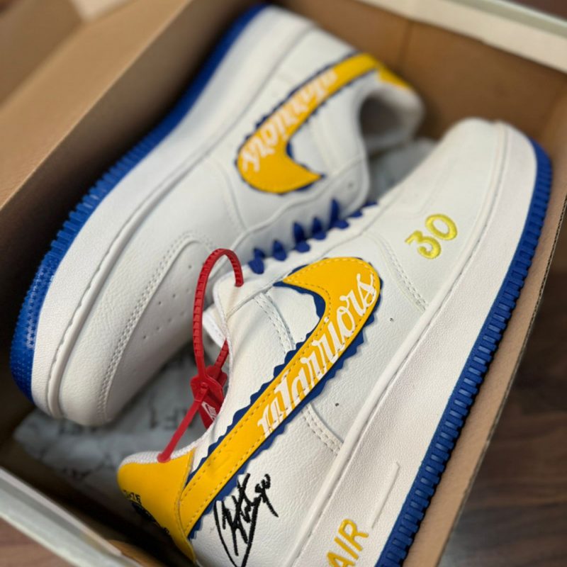 Tênis Air Force 1 - Golden State Warriors