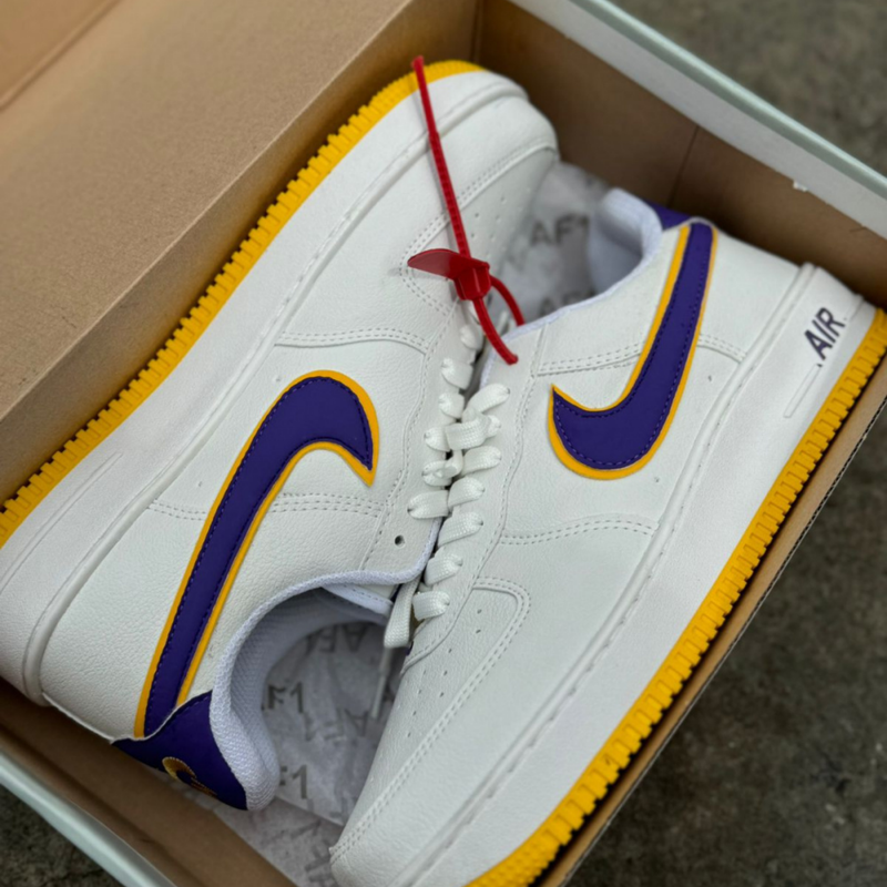 Tênis Air Force 1 - Lakers