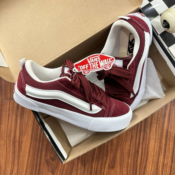 TÊNIS Vans KNU- bordo