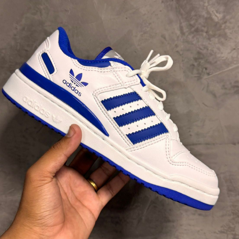 Tênis Forum Low 84 ADV - branco/royal